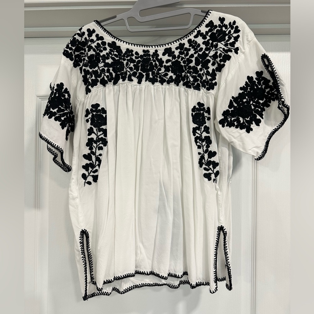 j.marie Embroidered Blouse